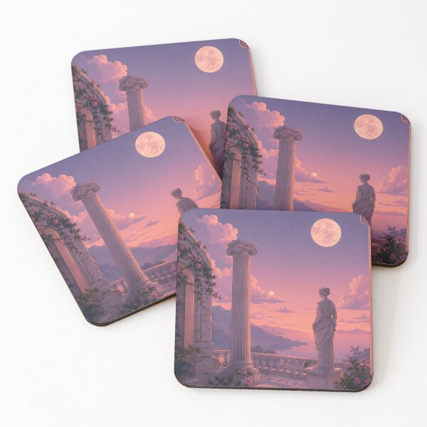 Item preview, Moonlit Temple Guardians  designed and sold by Jaideep Walia.