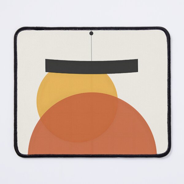 Item preview, bstract Bauhaus Taurus Minimalist Mid Century Modern Zodiac designed and sold by Novastitchshop.