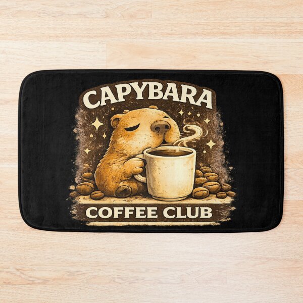 Item preview, Capybara Coffee Club Funny Cute Animal Vintage Coffee Lover designed and sold by Hobby-up.