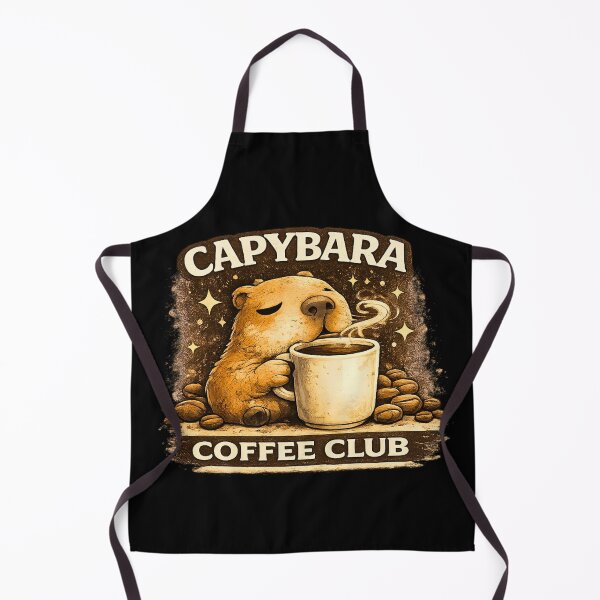 Item preview, Capybara Coffee Club Funny Cute Animal Vintage Coffee Lover designed and sold by Hobby-up.