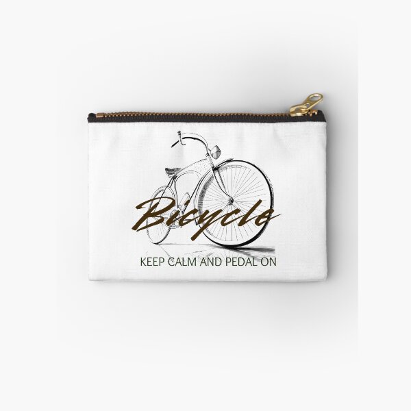 Item preview, Keep Calm and Pedal On Bicycle Typography designed and sold by LoudVictory.