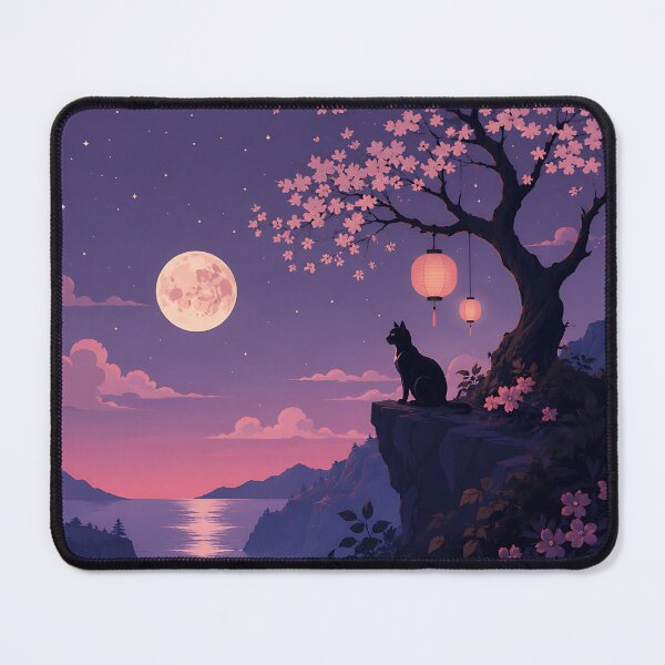 Item preview, Moonlit Sakura Watcher  designed and sold by Jaideep Walia.