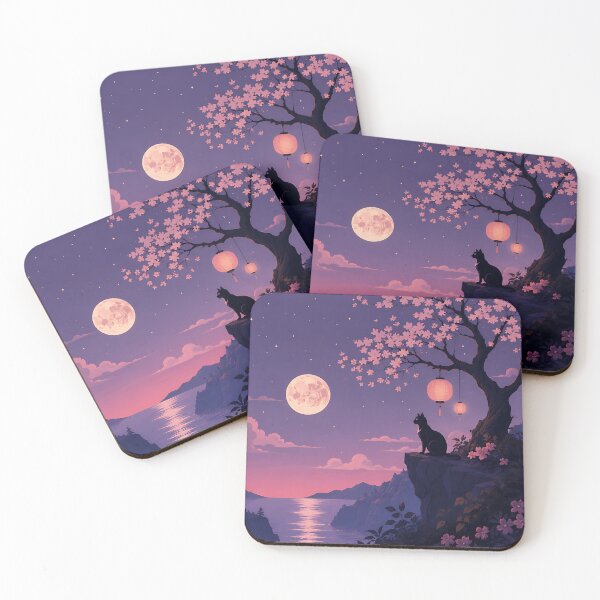 Item preview, Moonlit Sakura Watcher  designed and sold by Jaideep Walia.