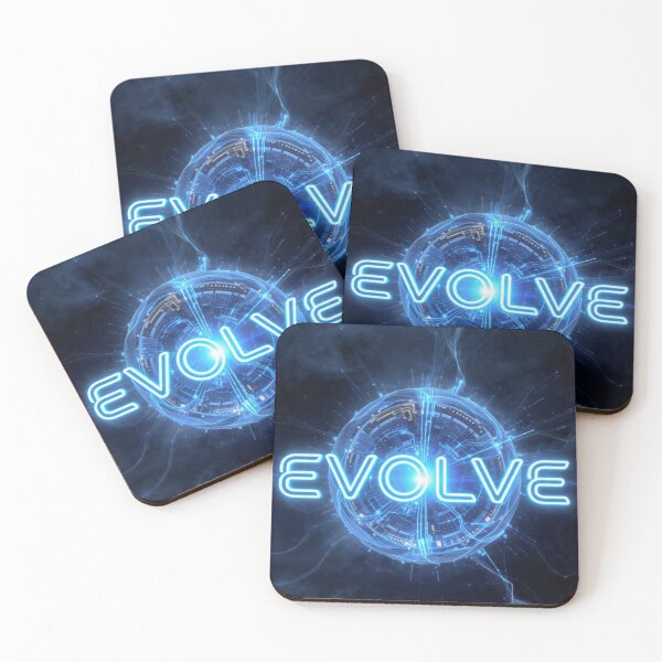 Item preview, EVOLVE Neon Blue Digital Sphere T-Shirt | Tech Evolution Circuit Core | Futuristic Motivation designed and sold by RAMHEARTS.