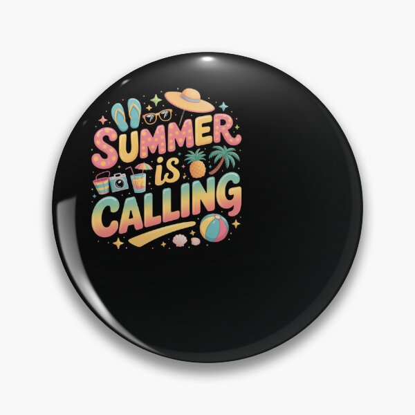 Item preview, Summer Is Calling Beach Vacation Tropical designed and sold by SuperAndSocial.