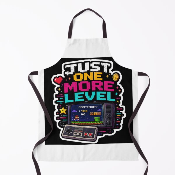 Item preview, Just One More Level – Retro Pixel Gaming Sticker NES TV Controller designed and sold by RetroSystemCo.