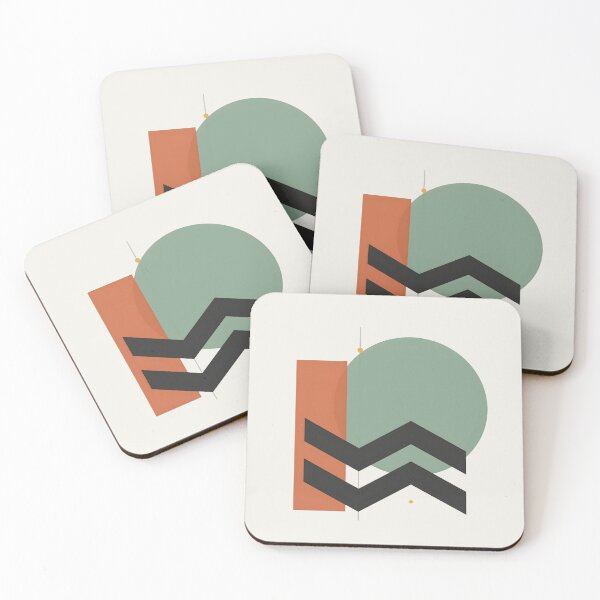 Item preview, Abstract Bauhaus Aquarius Geometric Mid Century Modern Zodiac designed and sold by Novastitchshop.