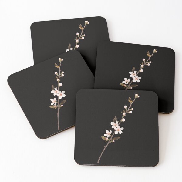 Item preview, Cherry Blossom Branch Minimal Botanical Art Print designed and sold by KooksStudio.