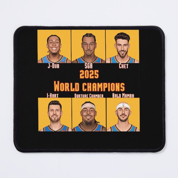 Item preview, Oklahoma Thunder Champions Poster Design Today Graphic Art designed and sold by GilbertSerrano.