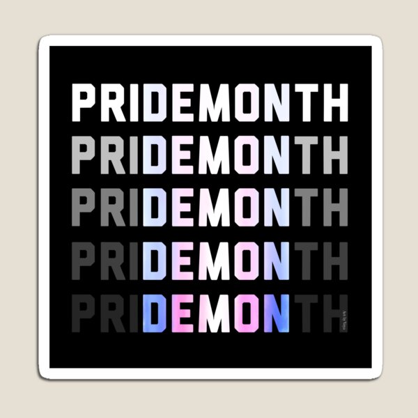 Item preview, PriDEMONth trans designed and sold by Art by Veya.