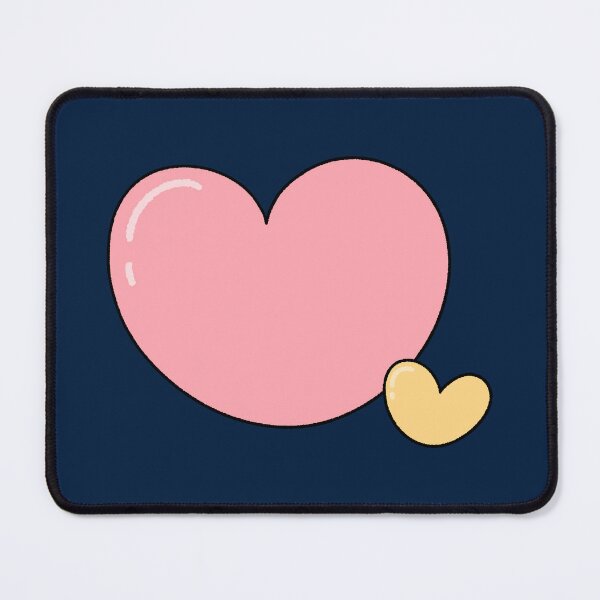 Item preview, Cute Pastel Pink and Yellow Hearts Illustration designed and sold by ubborn.
