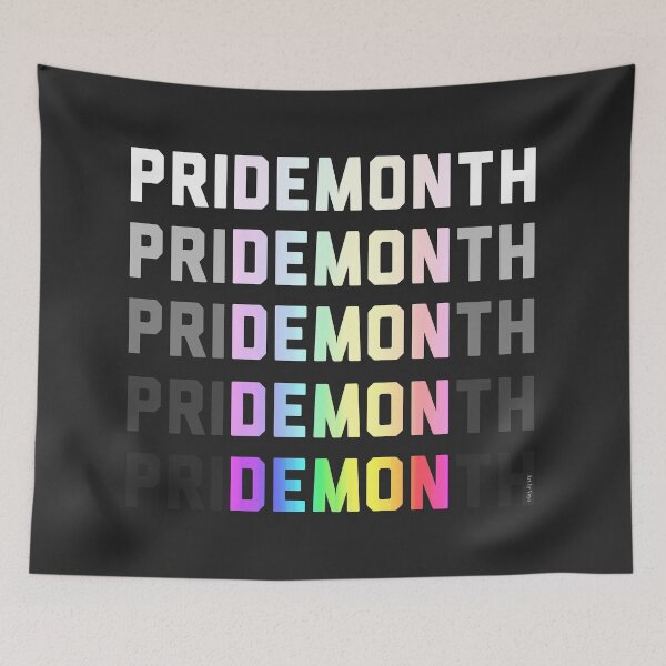 Item preview, PriDEMONth rainbow designed and sold by Art by Veya.