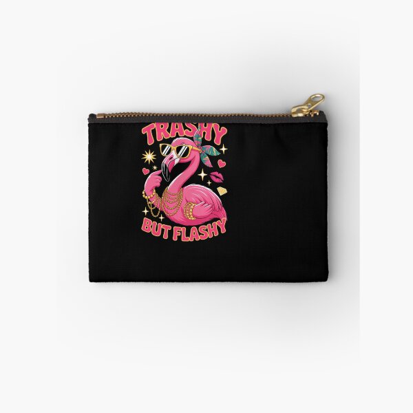 Item preview, Trashy But Flashy Sassy Flamingo Pink Bird designed and sold by SuperAndSocial.