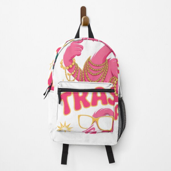 Item preview, Trashy But Flashy Sassy Flamingo Pink Bird designed and sold by SuperAndSocial.