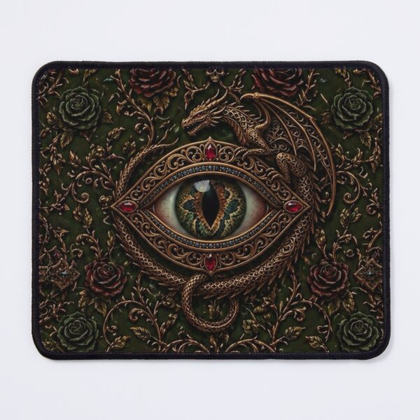 Item preview, Dragon Eye Gothic Pattern - Ornate Dark Fantasy Baroque designed and sold by cabuks.