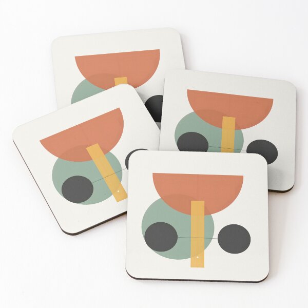 Item preview, Abstract Bauhaus Libra Balance Mid Century Modern Zodiac designed and sold by Novastitchshop.