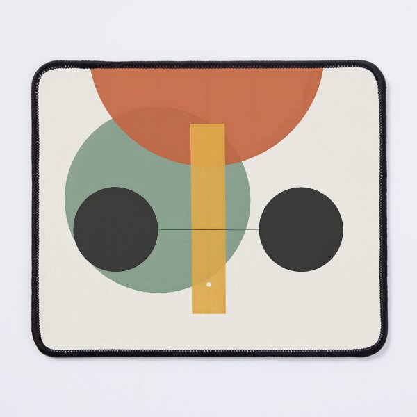 Item preview, Abstract Bauhaus Libra Balance Mid Century Modern Zodiac designed and sold by Novastitchshop.