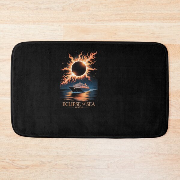 Item preview, Eclipse at Sea 2026 Solar Cruise Event Design designed and sold by SuperAndSocial.