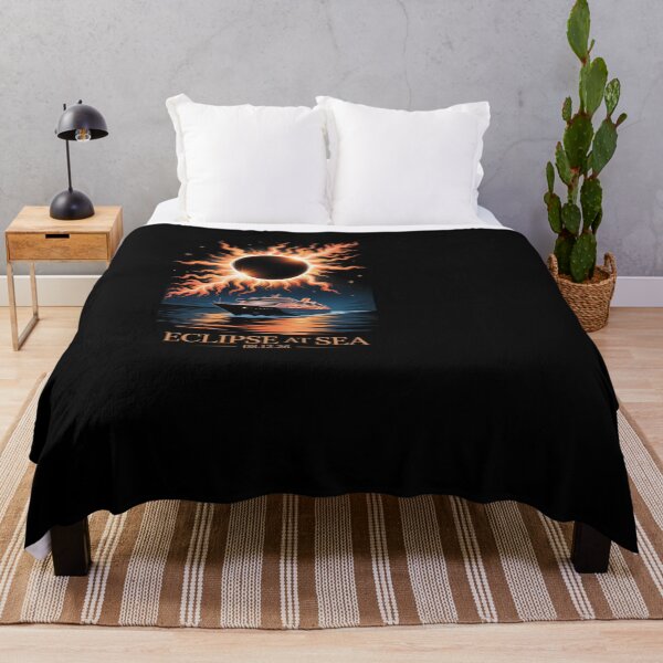 Item preview, Eclipse at Sea 2026 Solar Cruise Event Design designed and sold by SuperAndSocial.