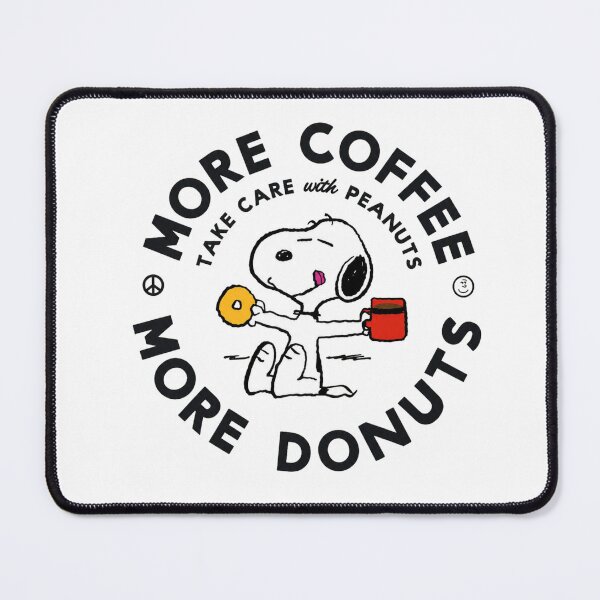 Item preview, Snoopy More Coffee More Donuts Peanuts Coffee Lover Shirt designed and sold by Soft Glow.