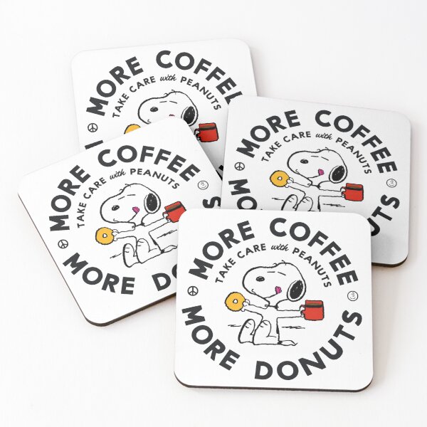 Item preview, Snoopy More Coffee More Donuts Peanuts Coffee Lover Shirt designed and sold by Soft Glow.