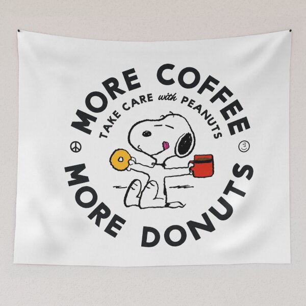 Item preview, Snoopy More Coffee More Donuts Peanuts Coffee Lover Shirt designed and sold by Soft Glow.