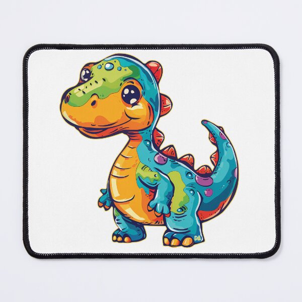 Item preview, Cute Psychedelic Baby Dinosaur Mascot Colorful T-Rex Cartoon Streetwear designed and sold by DesignArtist.ia.