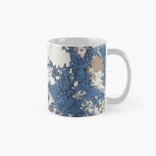 Artikelvorschau, Abstraktes Design in Blau, Weiß und Beige entworfen und verkauft von ZedColors.