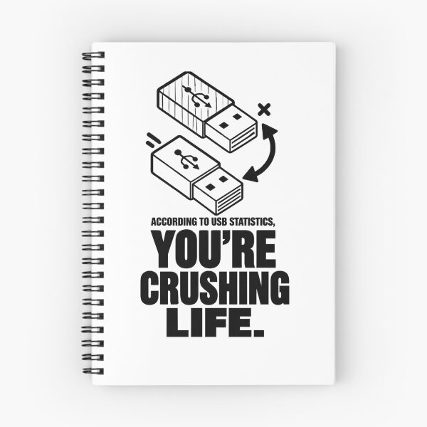 Item preview, A funny tech-inspired design for anyone who's ever battled a USB plug and lived to tell the tale designed and sold by Insidezn.