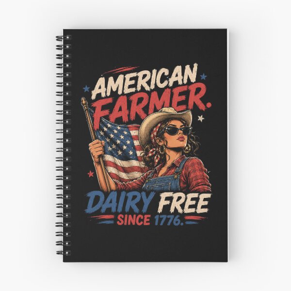 Item preview, American Farmer Dairy Free Since 1776 – Funny Patriotic Lactose Intolerant designed and sold by GibasVisuals.