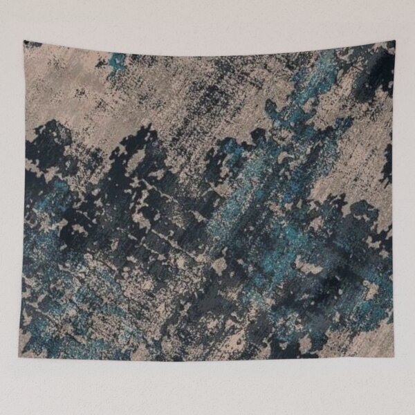 Item preview, Blue, Black and Beige Abstract Design designed and sold by ZedColors.