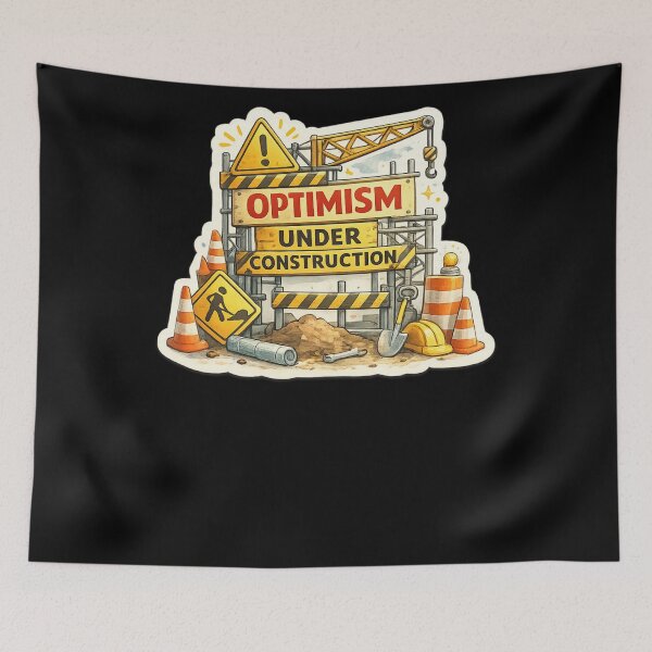 Item preview, Optimism Under Construction designed and sold by XYZ Studio.