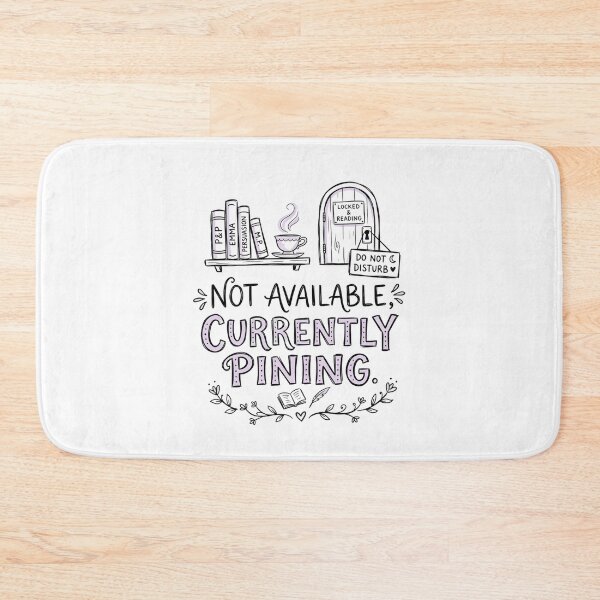 Item preview, Not Available Currently Pining Jane Austen Pride and Prejudice Cozy Bookish designed and sold by Fenay Designs.