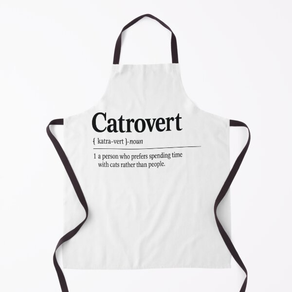 Item preview, catrovert definition,Gift for Cat Lovers designed and sold by CloudyPress.