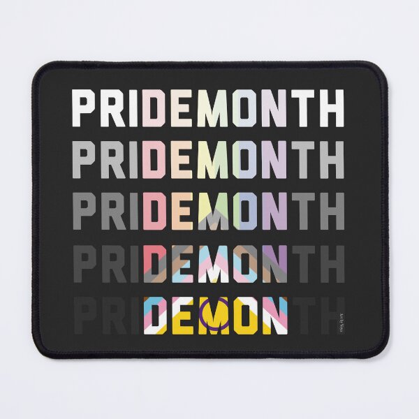 Item preview, PriDEMONth progress pride designed and sold by Art by Veya.