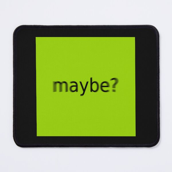 Item preview, Supreme Green Maybe Question Mark Square designed and sold by Dancing Papaya.