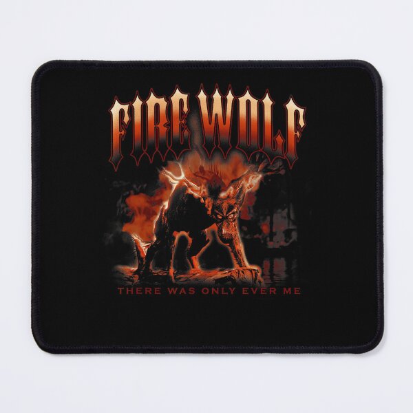 Item preview, Fire Wolf Metal Text Poster Design Today Graphic designed and sold by PedrroDejesus.