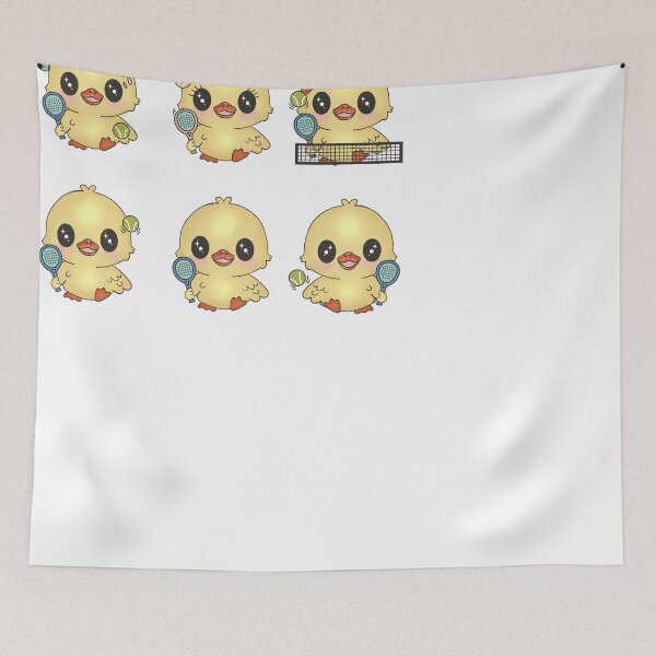 Item preview, Kawaii Padel Duck — Cute Padel Player Design designed and sold by AfterHoursSA.