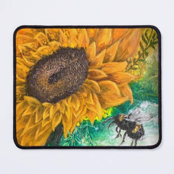 Item preview, Sunflower and Bee  designed and sold by DoodlesArt62.