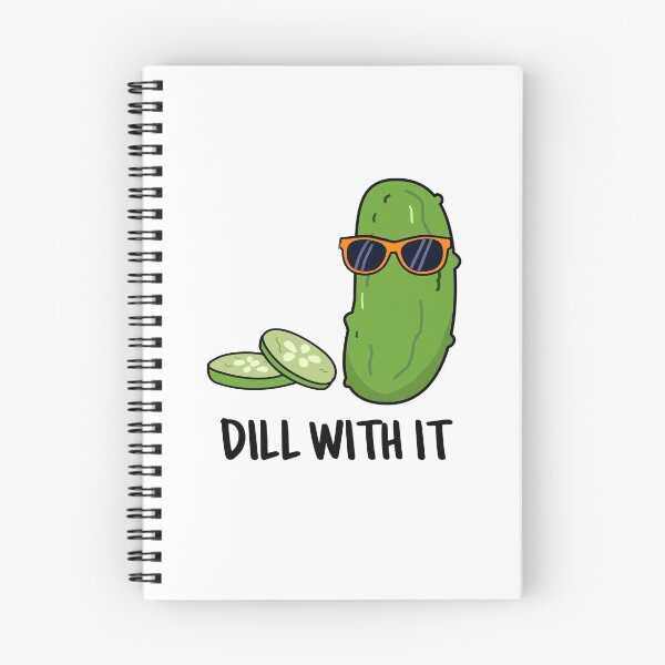 Item preview, Dill With It Funny Dill Pickle Puns  designed and sold by punnybone.