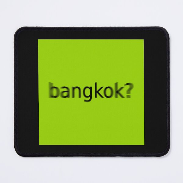Item preview, Supreme Green Bangkok Question Mark Square designed and sold by Dancing Papaya.