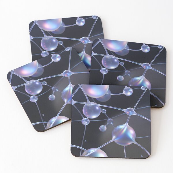 Item preview, Light Translucent Molecular Network Digital Art designed and sold by IntelliMindDesigns.