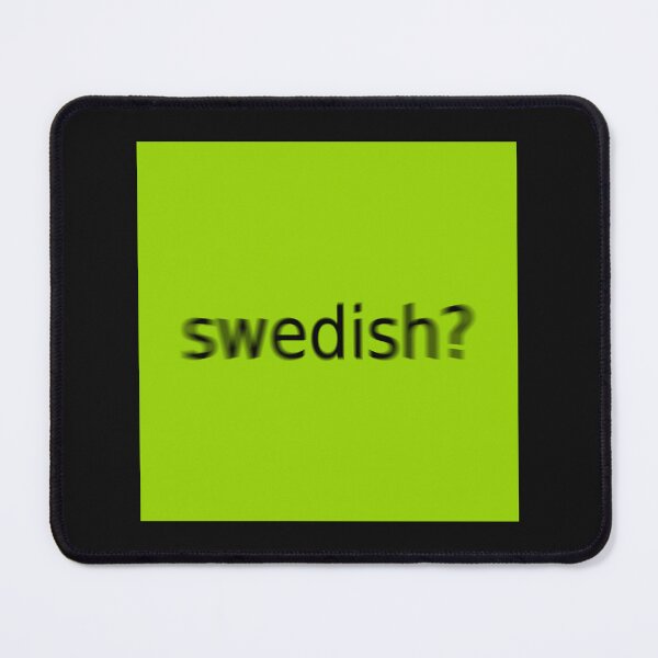 Item preview, Supreme Green Swedish Question Mark Square designed and sold by Dancing Papaya.