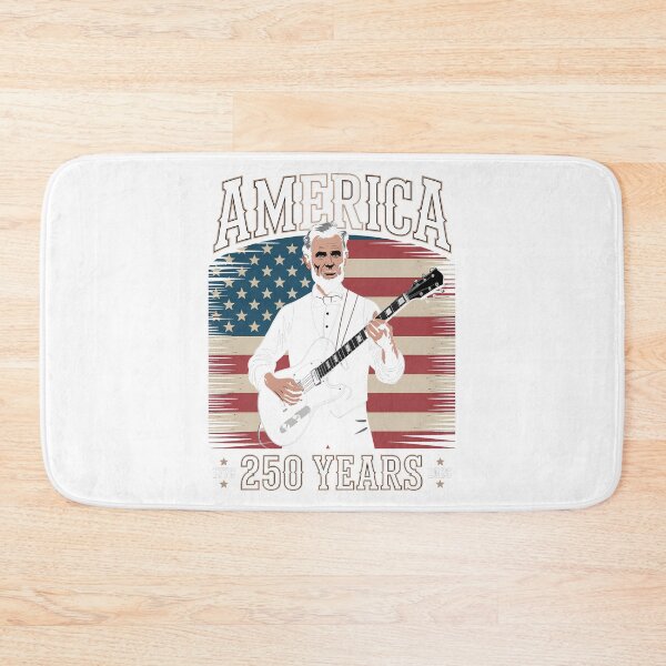 Item preview, Abraham Lincoln Guitar Playing Vintage 4th July Anniversary 250th designed and sold by SEBANOX.