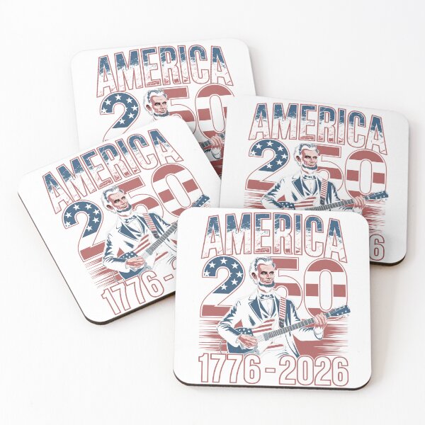 Item preview, Abraham Lincoln Guitar Playing Vintage 4th July Anniversary 250th designed and sold by SEBANOX.