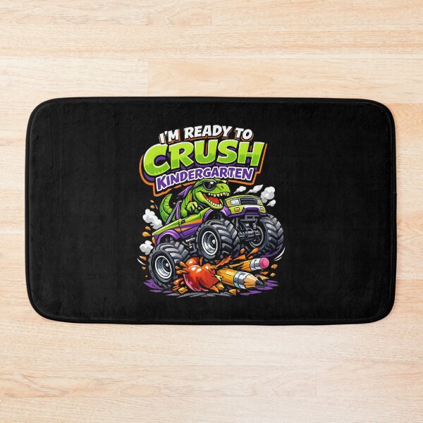 Item preview, I'm Ready to Crush Kindergarten Monster Truck Boys Dinosaur designed and sold by clothesy7.
