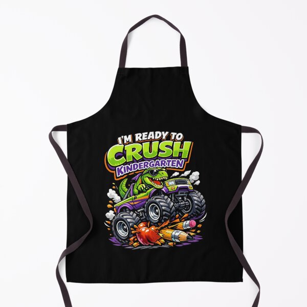 Item preview, I'm Ready to Crush Kindergarten Monster Truck Boys Dinosaur designed and sold by clothesy7.