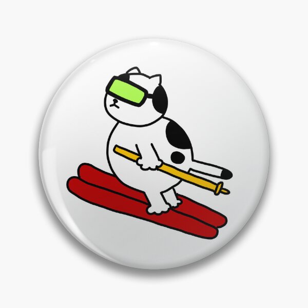 Item preview, a Cat doing a ski jump designed and sold by superbaechoo.