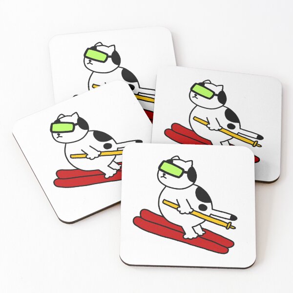Item preview, a Cat doing a ski jump designed and sold by superbaechoo.
