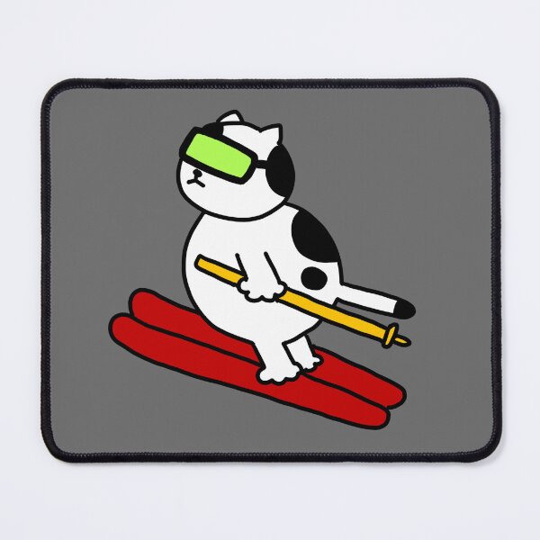Item preview, a Cat doing a ski jump designed and sold by superbaechoo.